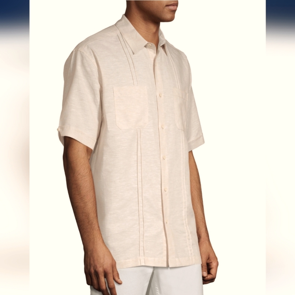 NWOT CAFE LUNA LINEN SHIRT